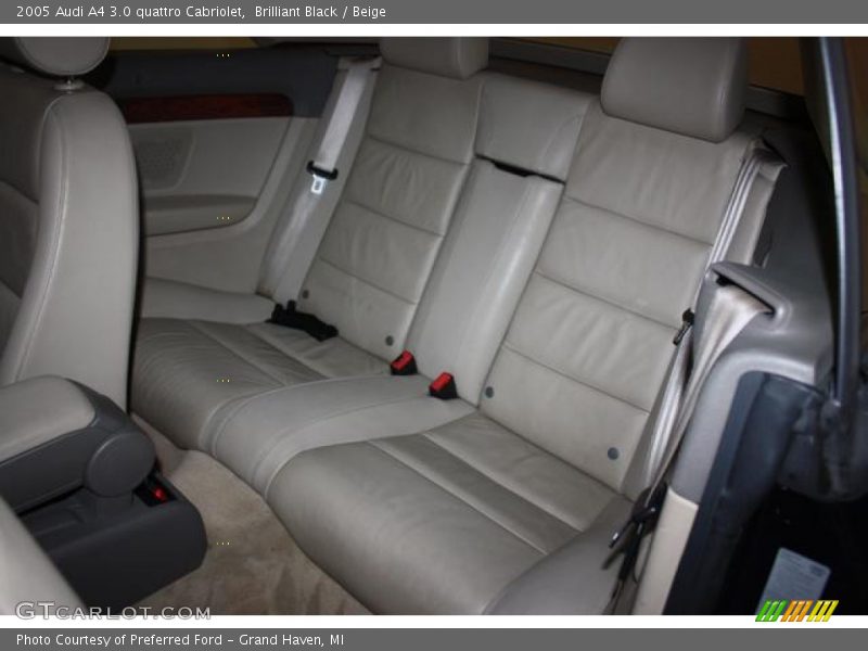 Brilliant Black / Beige 2005 Audi A4 3.0 quattro Cabriolet