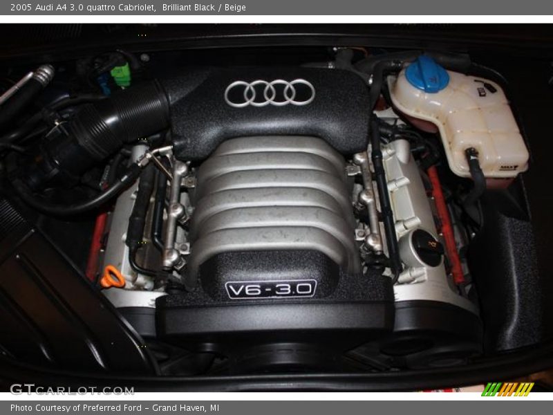  2005 A4 3.0 quattro Cabriolet Engine - 3.0 Liter DOHC 30-Valve V6