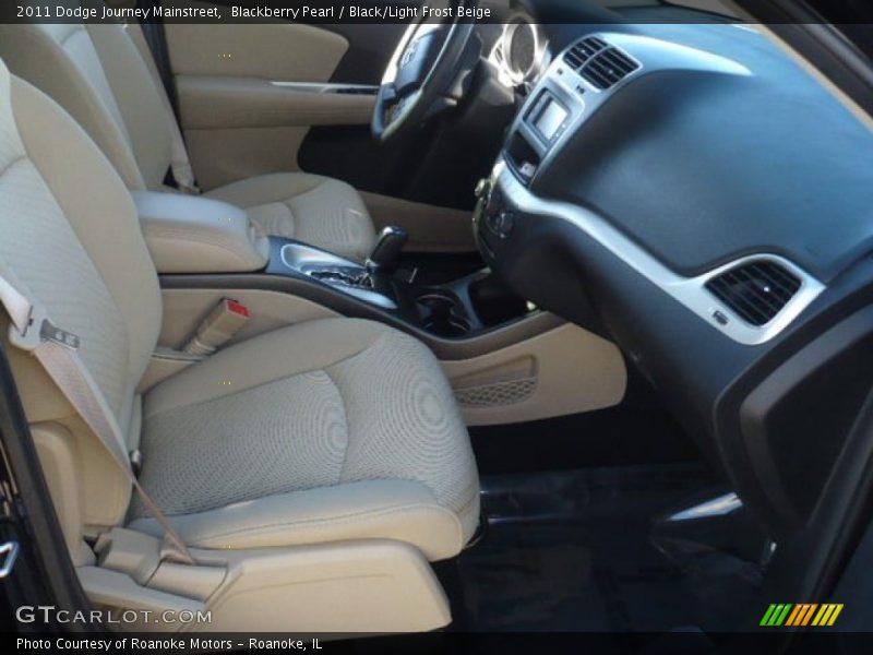 Blackberry Pearl / Black/Light Frost Beige 2011 Dodge Journey Mainstreet