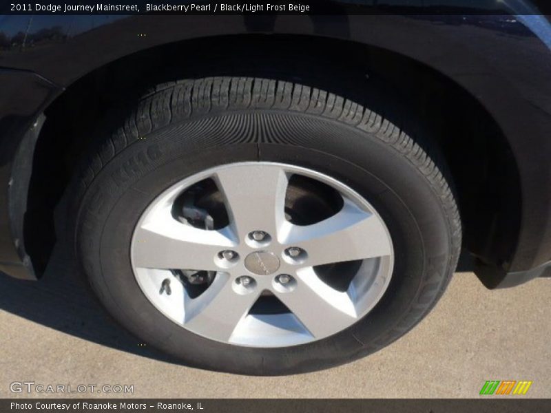 Blackberry Pearl / Black/Light Frost Beige 2011 Dodge Journey Mainstreet