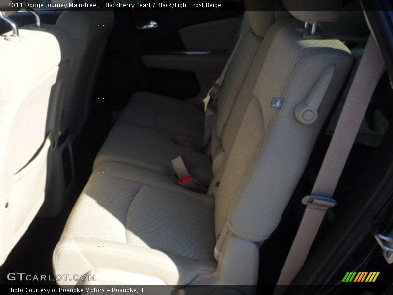 Blackberry Pearl / Black/Light Frost Beige 2011 Dodge Journey Mainstreet