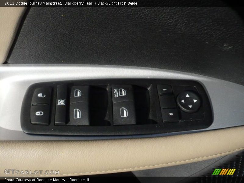 Blackberry Pearl / Black/Light Frost Beige 2011 Dodge Journey Mainstreet