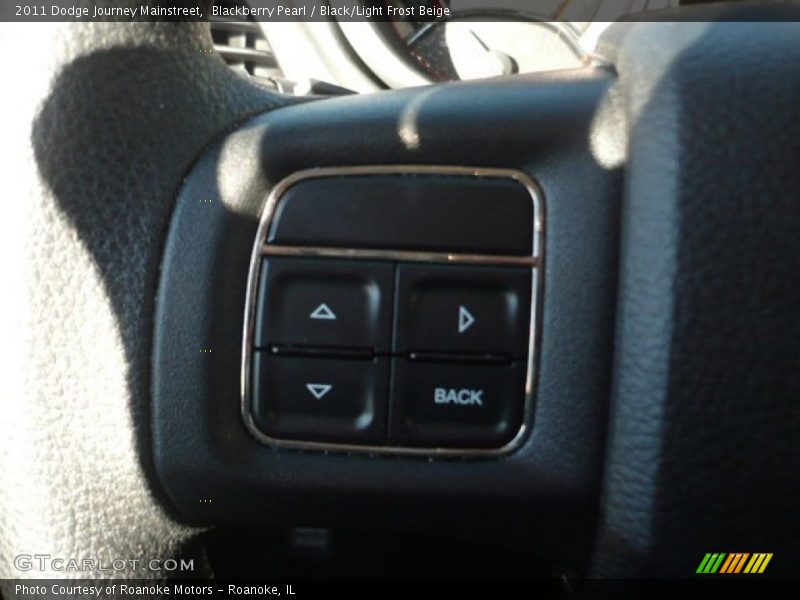 Blackberry Pearl / Black/Light Frost Beige 2011 Dodge Journey Mainstreet