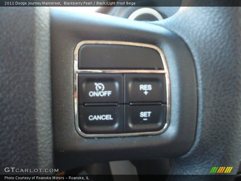 Blackberry Pearl / Black/Light Frost Beige 2011 Dodge Journey Mainstreet