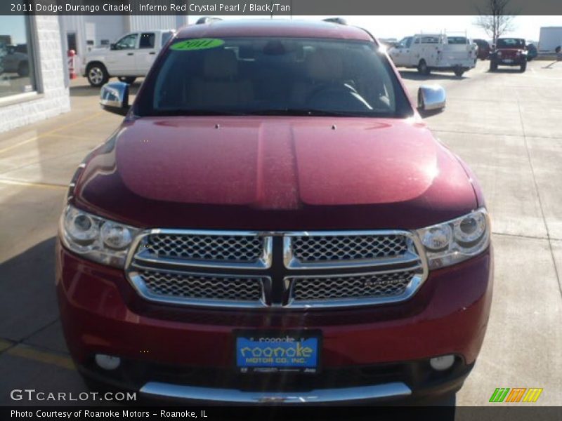 Inferno Red Crystal Pearl / Black/Tan 2011 Dodge Durango Citadel