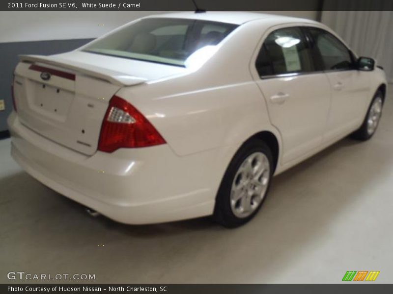 White Suede / Camel 2011 Ford Fusion SE V6