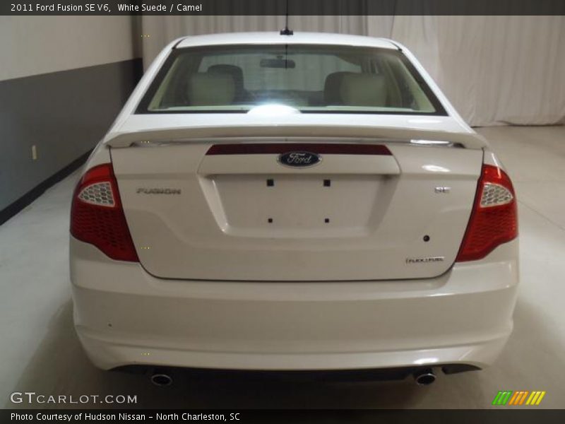 White Suede / Camel 2011 Ford Fusion SE V6
