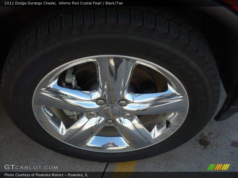 Inferno Red Crystal Pearl / Black/Tan 2011 Dodge Durango Citadel