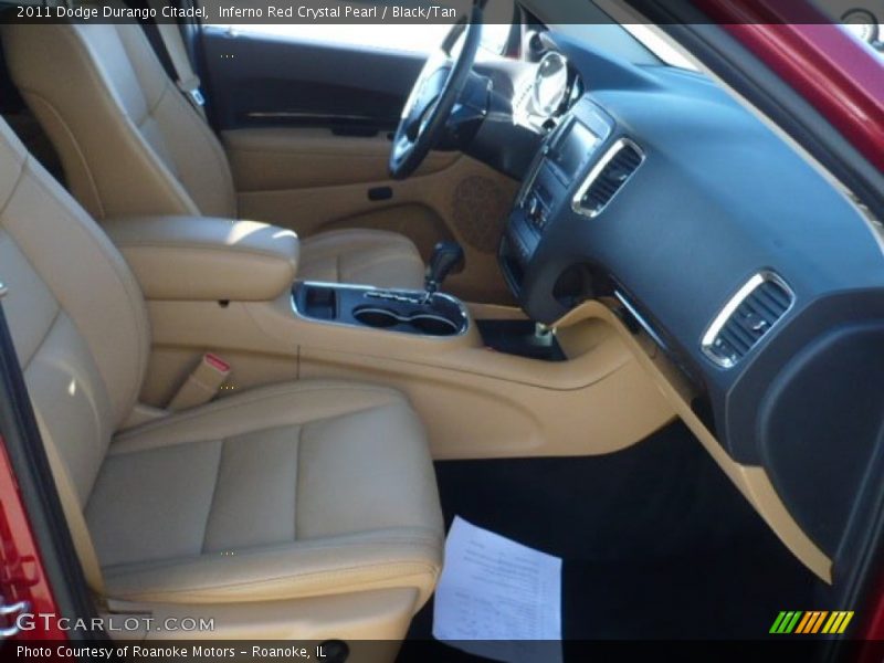 Inferno Red Crystal Pearl / Black/Tan 2011 Dodge Durango Citadel