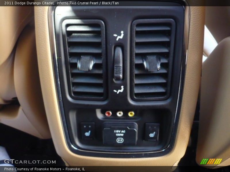Inferno Red Crystal Pearl / Black/Tan 2011 Dodge Durango Citadel