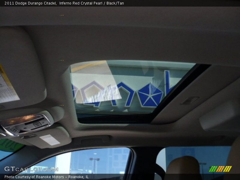 Inferno Red Crystal Pearl / Black/Tan 2011 Dodge Durango Citadel