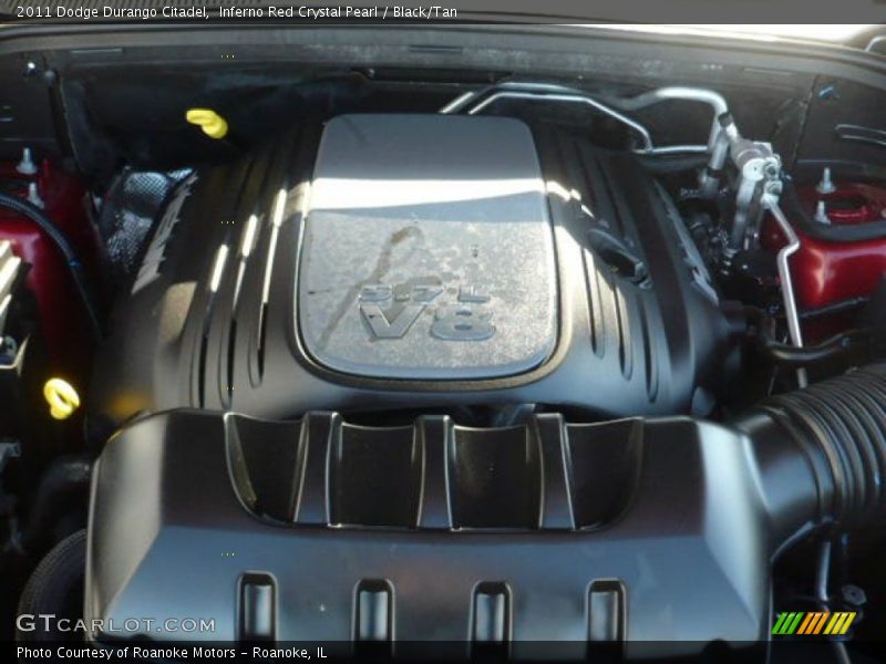 Inferno Red Crystal Pearl / Black/Tan 2011 Dodge Durango Citadel