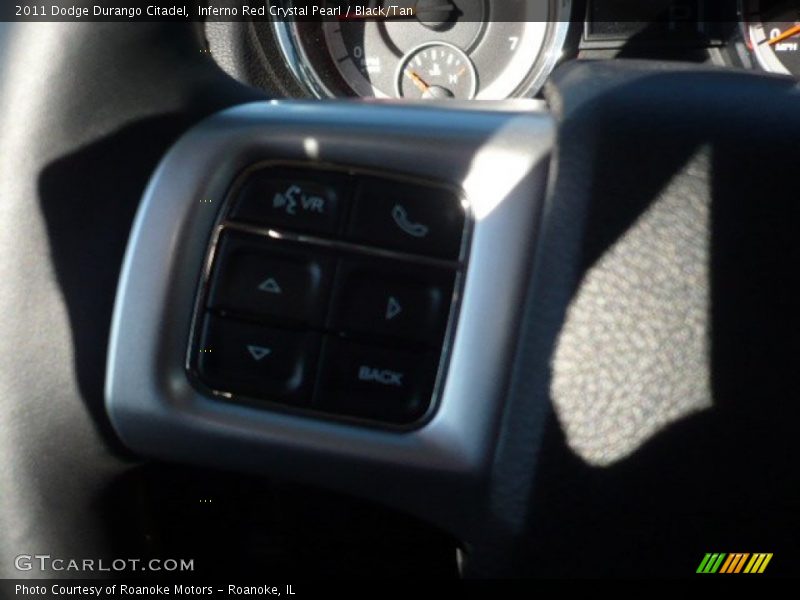 Inferno Red Crystal Pearl / Black/Tan 2011 Dodge Durango Citadel