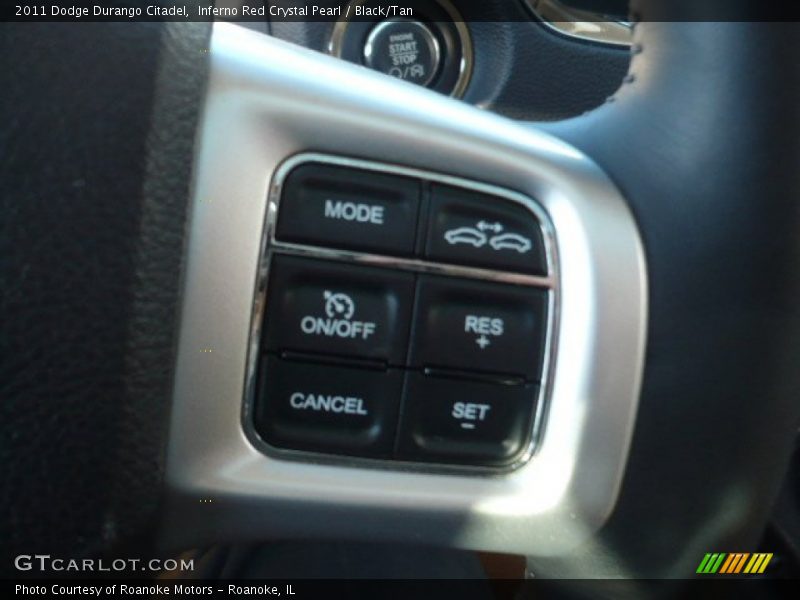 Inferno Red Crystal Pearl / Black/Tan 2011 Dodge Durango Citadel
