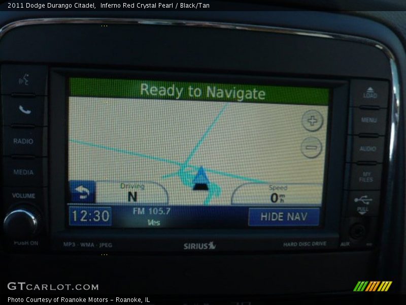 Inferno Red Crystal Pearl / Black/Tan 2011 Dodge Durango Citadel