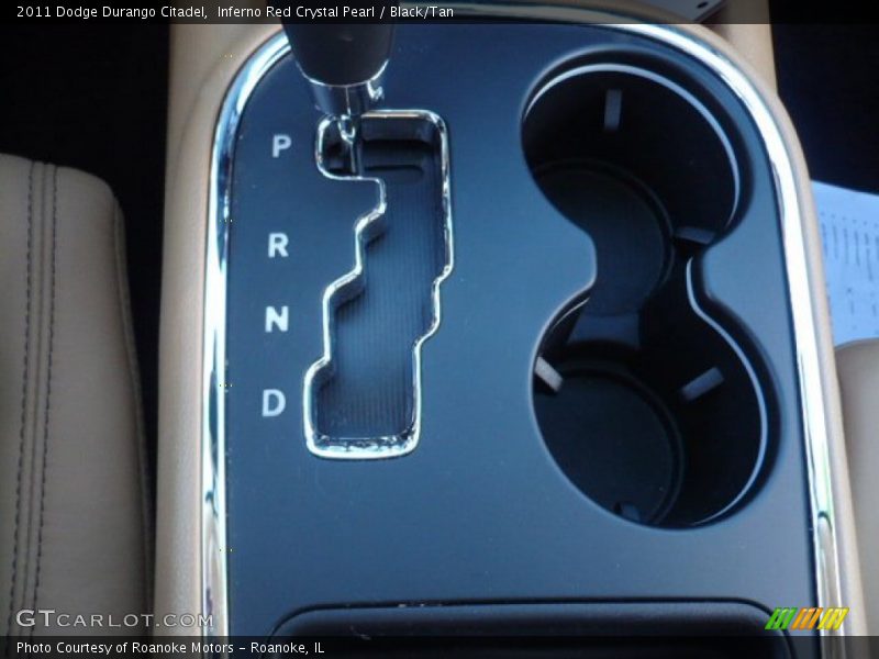 Inferno Red Crystal Pearl / Black/Tan 2011 Dodge Durango Citadel