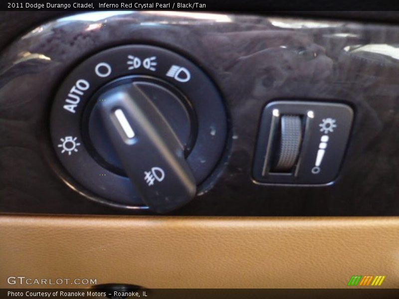 Inferno Red Crystal Pearl / Black/Tan 2011 Dodge Durango Citadel