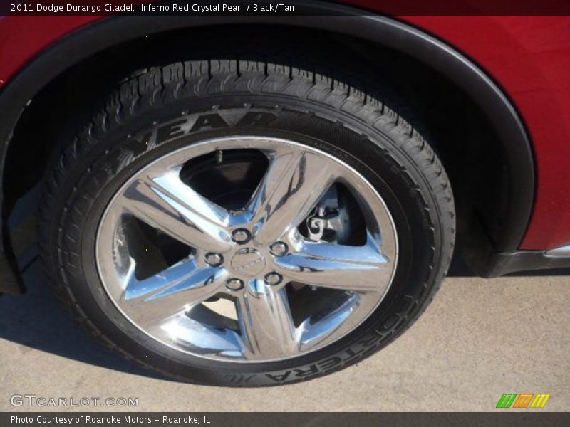 Inferno Red Crystal Pearl / Black/Tan 2011 Dodge Durango Citadel