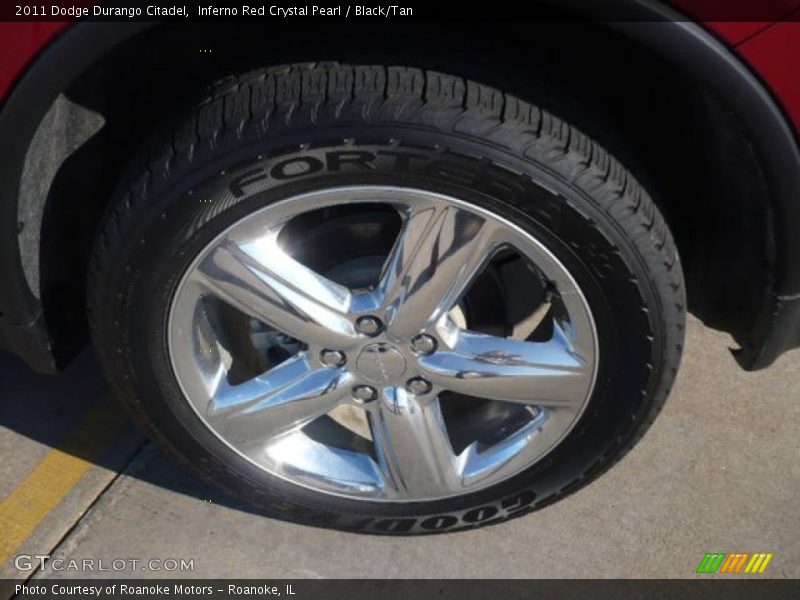 Inferno Red Crystal Pearl / Black/Tan 2011 Dodge Durango Citadel