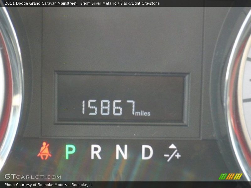 Bright Silver Metallic / Black/Light Graystone 2011 Dodge Grand Caravan Mainstreet