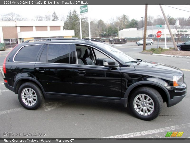Ember Black Metallic / Off Black 2008 Volvo XC90 3.2 AWD