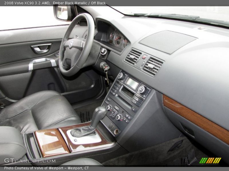 Ember Black Metallic / Off Black 2008 Volvo XC90 3.2 AWD