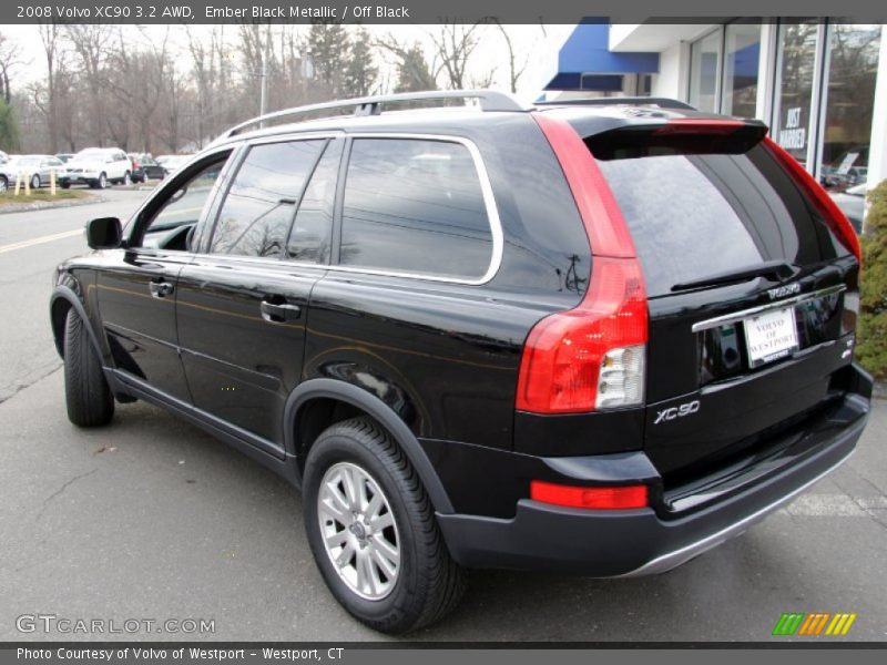 Ember Black Metallic / Off Black 2008 Volvo XC90 3.2 AWD