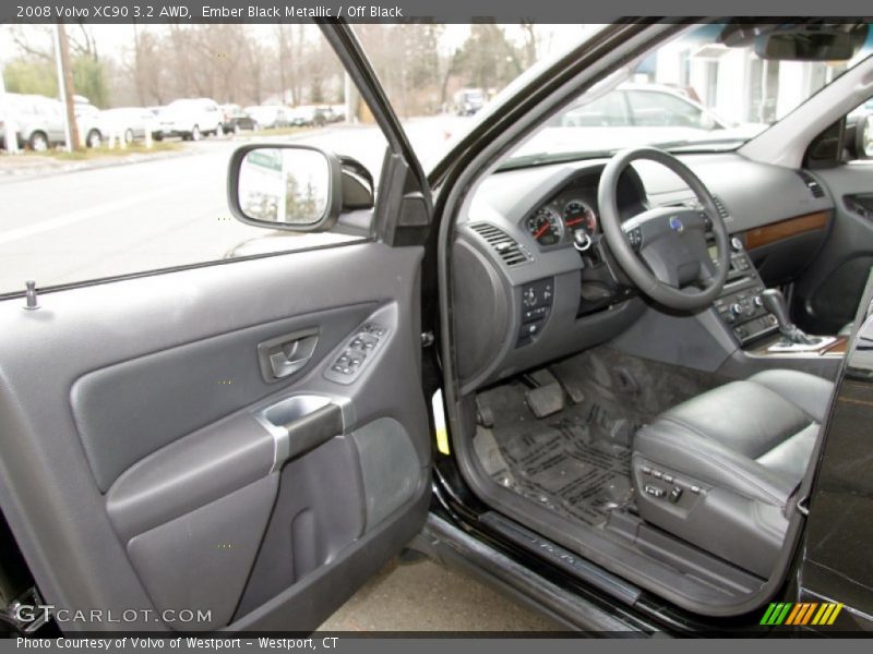 Ember Black Metallic / Off Black 2008 Volvo XC90 3.2 AWD
