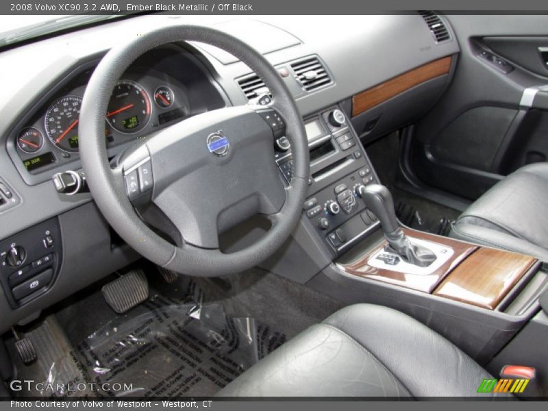 Ember Black Metallic / Off Black 2008 Volvo XC90 3.2 AWD