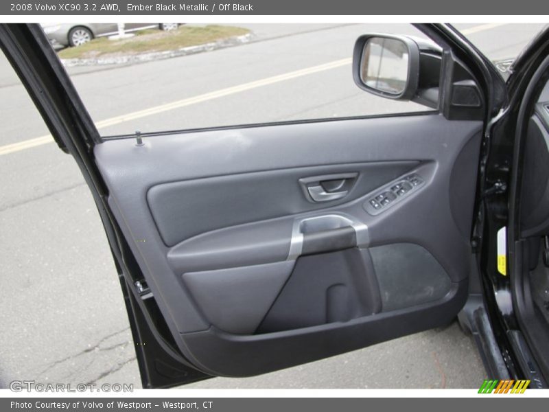 Ember Black Metallic / Off Black 2008 Volvo XC90 3.2 AWD