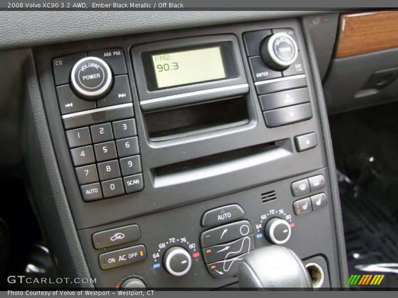 Ember Black Metallic / Off Black 2008 Volvo XC90 3.2 AWD