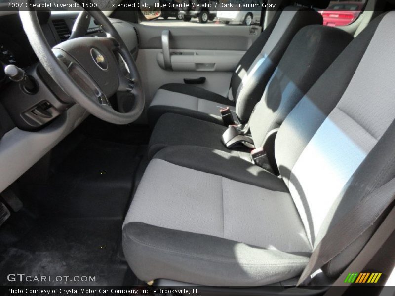 Blue Granite Metallic / Dark Titanium Gray 2007 Chevrolet Silverado 1500 LT Extended Cab