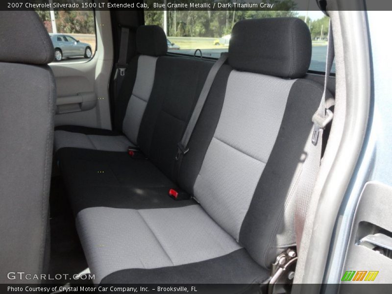 Blue Granite Metallic / Dark Titanium Gray 2007 Chevrolet Silverado 1500 LT Extended Cab