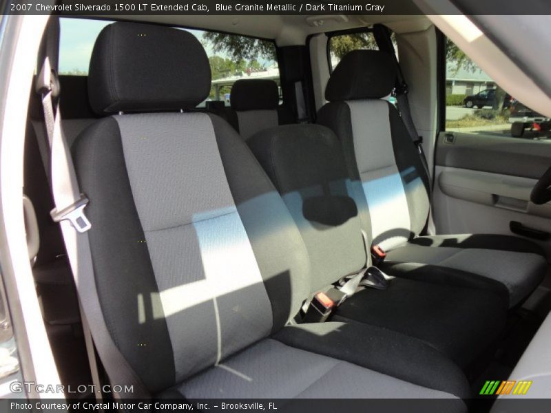 Blue Granite Metallic / Dark Titanium Gray 2007 Chevrolet Silverado 1500 LT Extended Cab