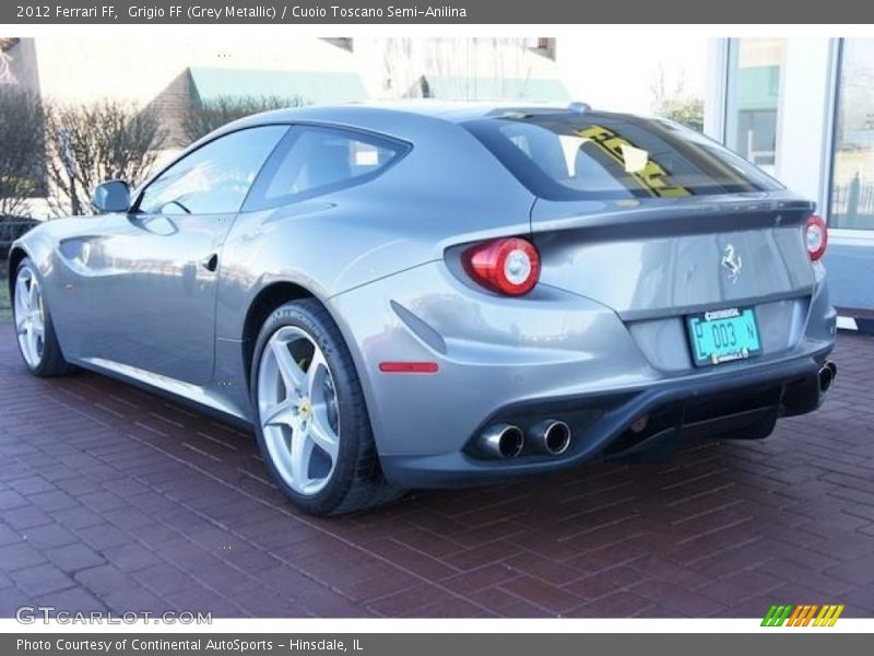 Grigio FF (Grey Metallic) / Cuoio Toscano Semi-Anilina 2012 Ferrari FF