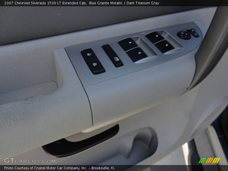 Blue Granite Metallic / Dark Titanium Gray 2007 Chevrolet Silverado 1500 LT Extended Cab