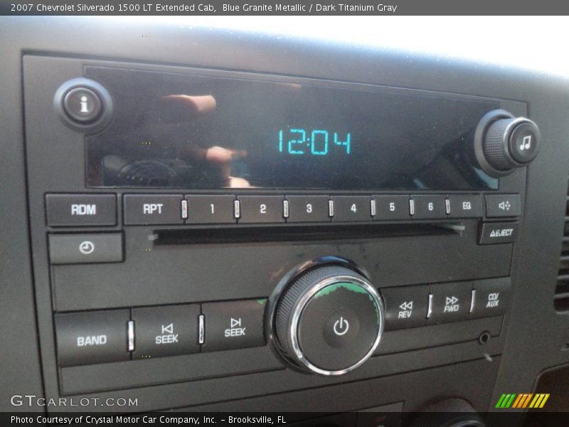 Blue Granite Metallic / Dark Titanium Gray 2007 Chevrolet Silverado 1500 LT Extended Cab