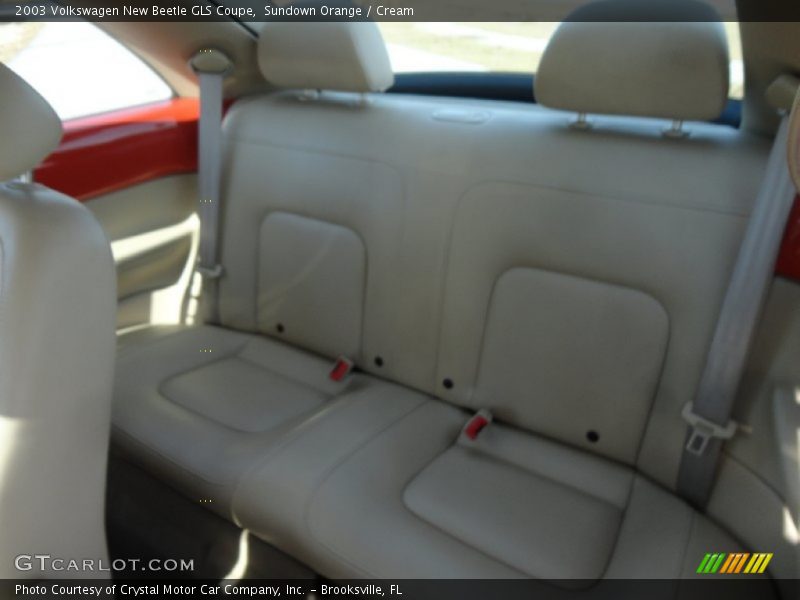 Sundown Orange / Cream 2003 Volkswagen New Beetle GLS Coupe