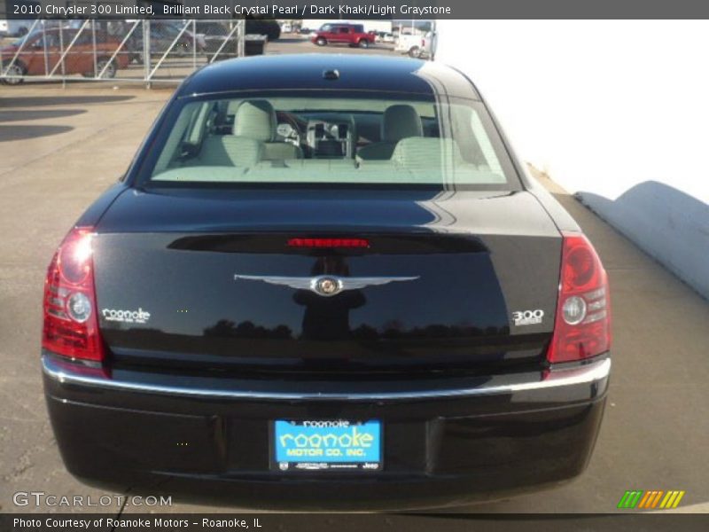 Brilliant Black Crystal Pearl / Dark Khaki/Light Graystone 2010 Chrysler 300 Limited