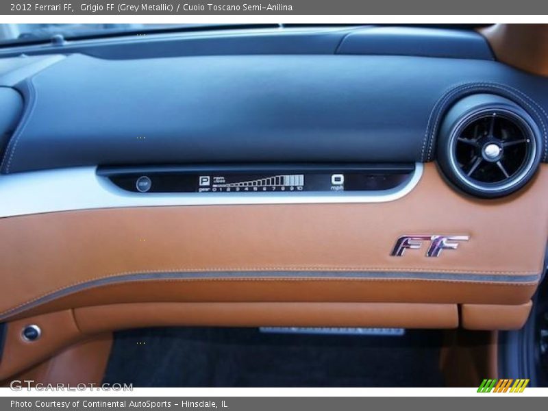Dashboard of 2012 FF 