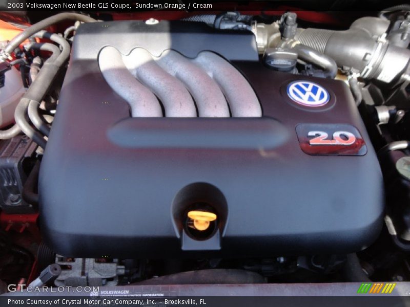 Sundown Orange / Cream 2003 Volkswagen New Beetle GLS Coupe