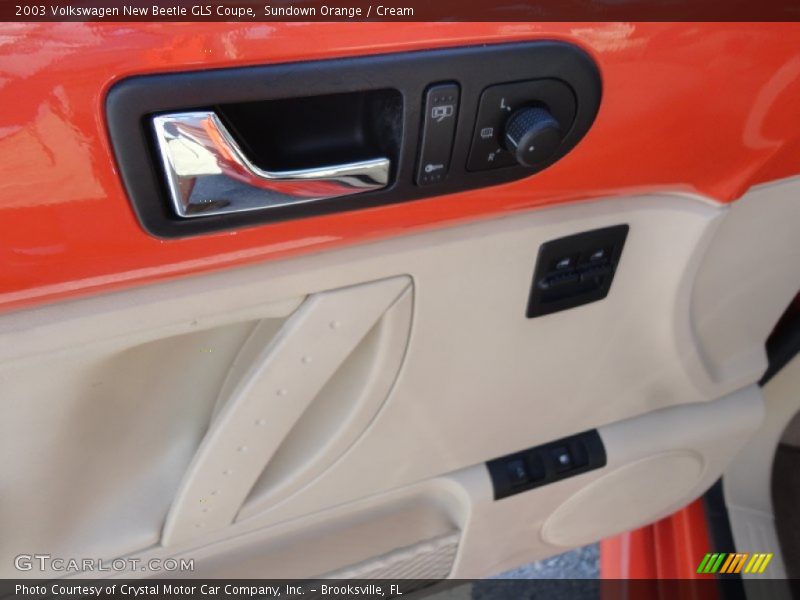 Sundown Orange / Cream 2003 Volkswagen New Beetle GLS Coupe