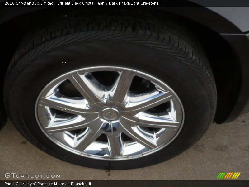 Brilliant Black Crystal Pearl / Dark Khaki/Light Graystone 2010 Chrysler 300 Limited