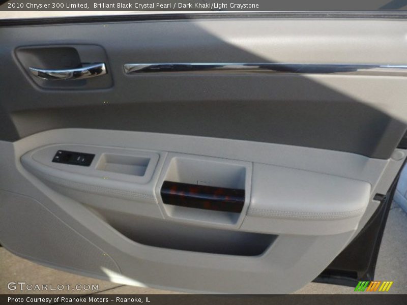 Brilliant Black Crystal Pearl / Dark Khaki/Light Graystone 2010 Chrysler 300 Limited