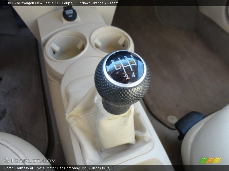 Sundown Orange / Cream 2003 Volkswagen New Beetle GLS Coupe
