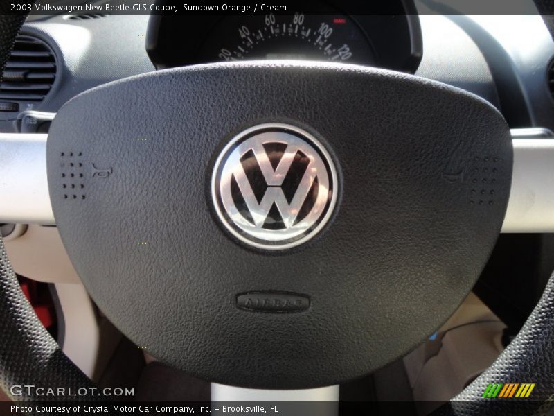 Sundown Orange / Cream 2003 Volkswagen New Beetle GLS Coupe