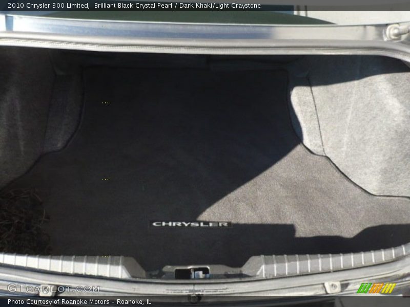 Brilliant Black Crystal Pearl / Dark Khaki/Light Graystone 2010 Chrysler 300 Limited