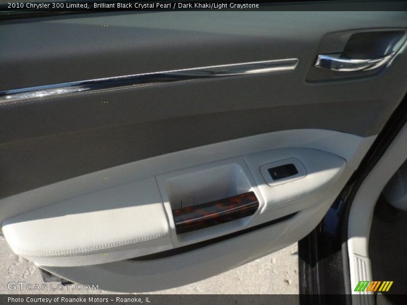 Brilliant Black Crystal Pearl / Dark Khaki/Light Graystone 2010 Chrysler 300 Limited