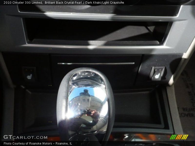 Brilliant Black Crystal Pearl / Dark Khaki/Light Graystone 2010 Chrysler 300 Limited