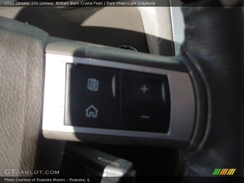 Brilliant Black Crystal Pearl / Dark Khaki/Light Graystone 2010 Chrysler 300 Limited